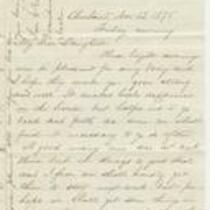 Letter from Emily Allen Severance to daughter Julia, November 12, 1875