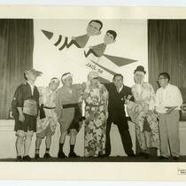 Men dancing at Japanese American Citizens League Convention, 1958