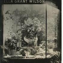 Ella Grant Wilson florist shop window