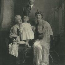 George Garretson Wade, Ellen Howe Garretson, Ellen Wade (later Chinn) and Ellen Garretson Wade