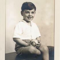Seated portrait of Daniel Jeremy Silver, circa 1930s