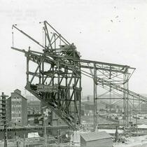 Construction of Detroit-Superior High-Level Bridge