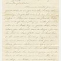 Letter from Emily Allen Severance to daughter Julia, September 5, 1866