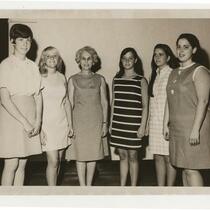 B. B. G. Girls, Shellie Friedman, Connie Hart, Betty Schiffman, Marilyn Leibowitz, Edie Evenchik, Bernice Prayzer